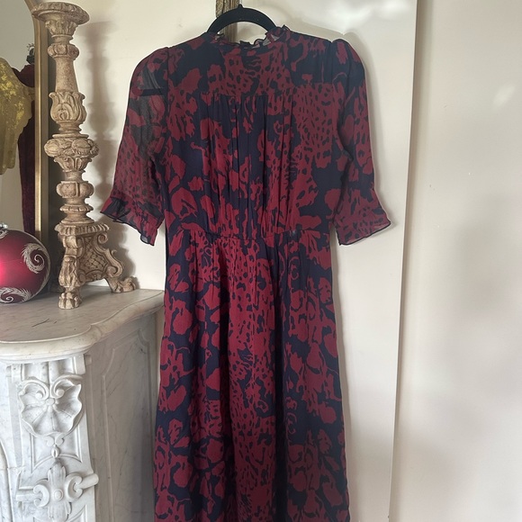 ba&sh MIDI Puff Sleeved Dress - Picture 10 of 11